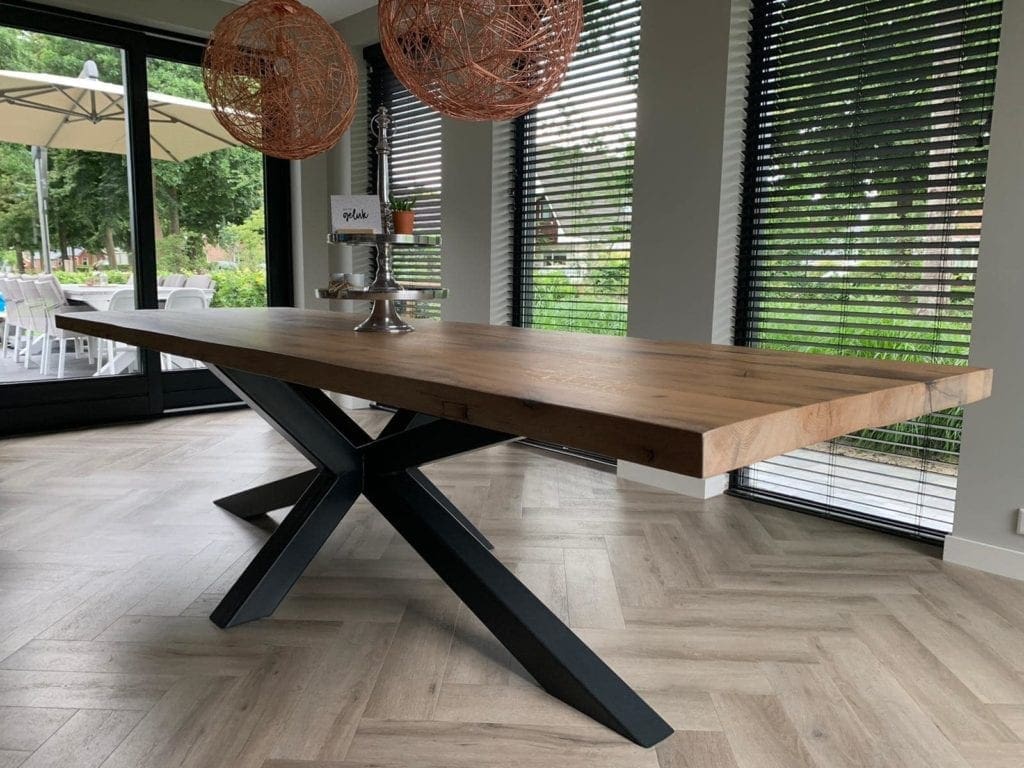 Oriënteren oppakken rechtop Design tafel op maat laten maken - Tafelsmaak