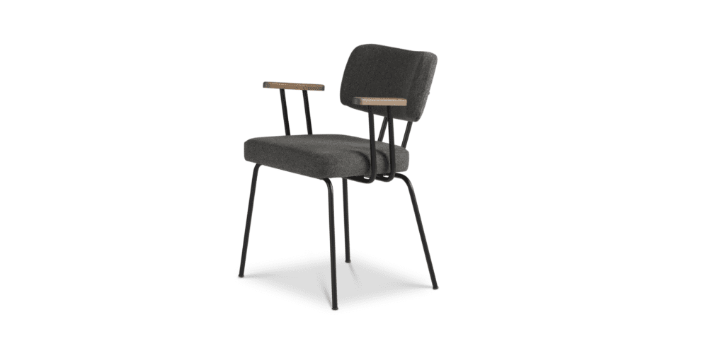 Eetkamerstoel Ted met arm - New Wool