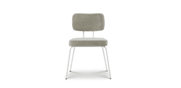 Eetkamerstoel Ted - Portofino - Multigrey - Wit