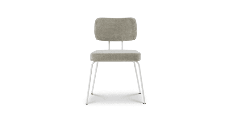 Eetkamerstoel Ted - Portofino - Multigrey - Wit