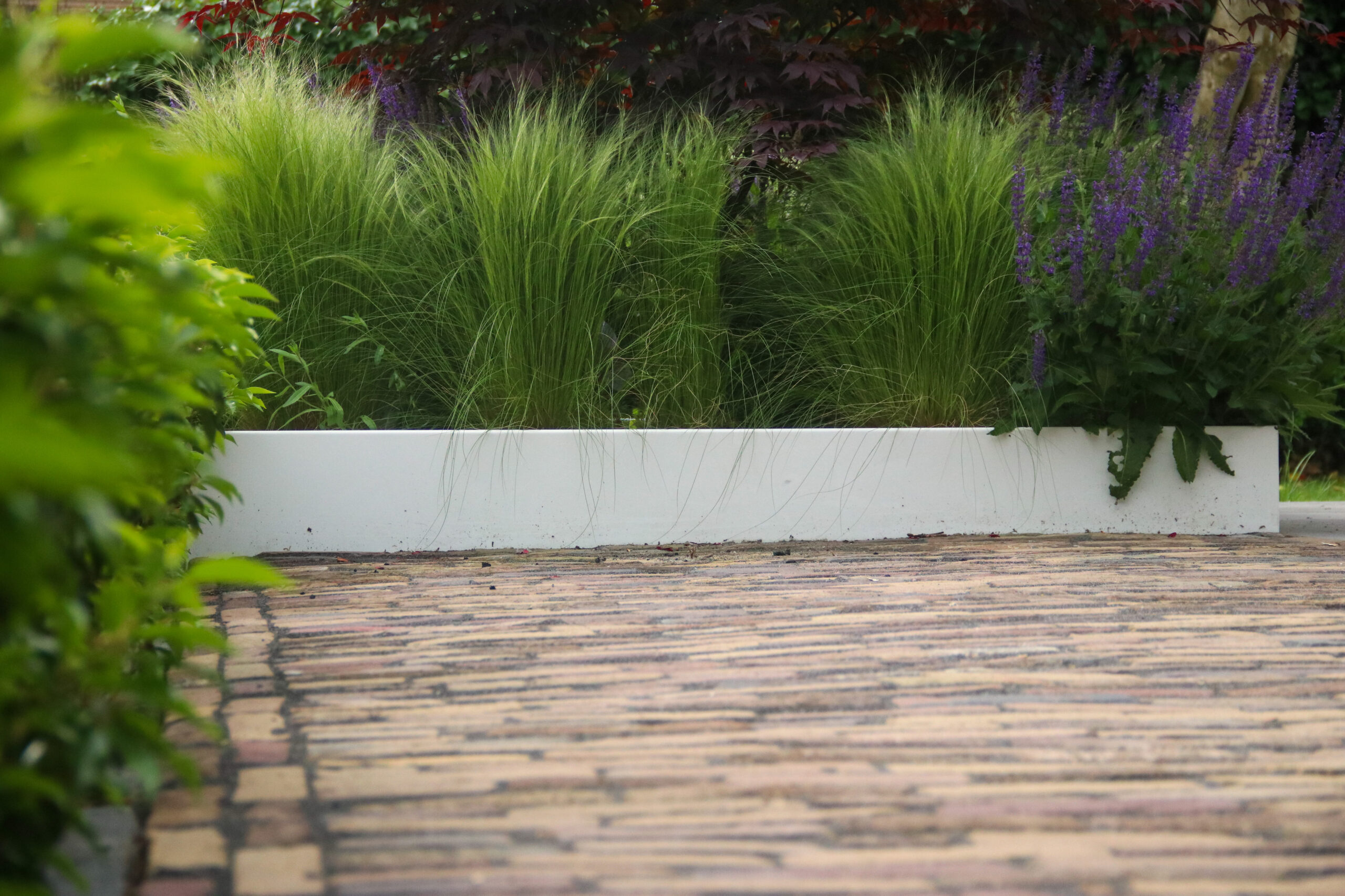 Plantenbak Forte van gepoedercoat staal - Afbeelding 3